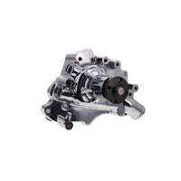 Ford Small Block 289/302/351W Aluminum High-Flow Mechanical Water Pump, Driver Side Inlet - Chrome