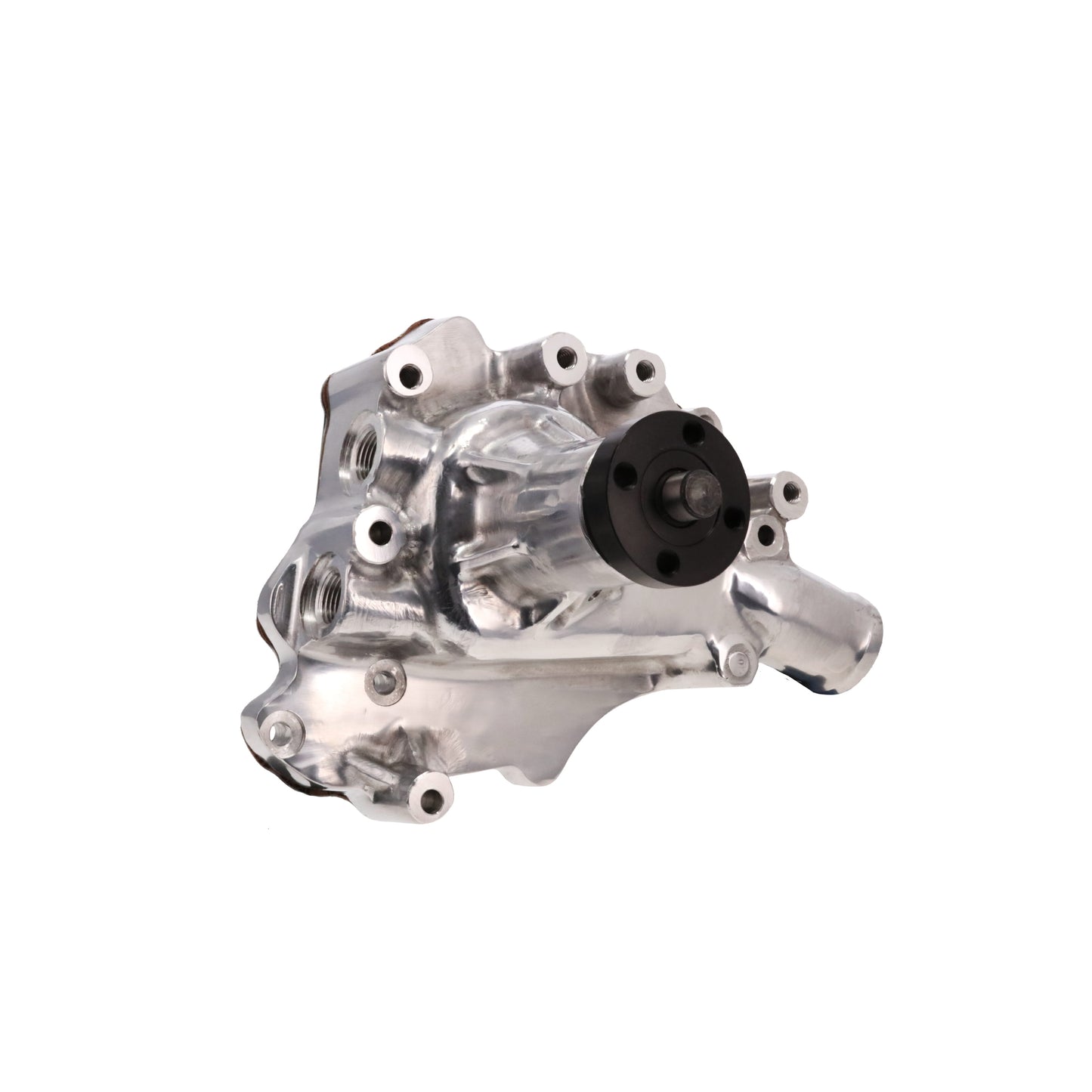 Ford Small Block 289/302/351W Aluminum High-Flow Mechanical Water Pump, Driver Side Inlet - Polished