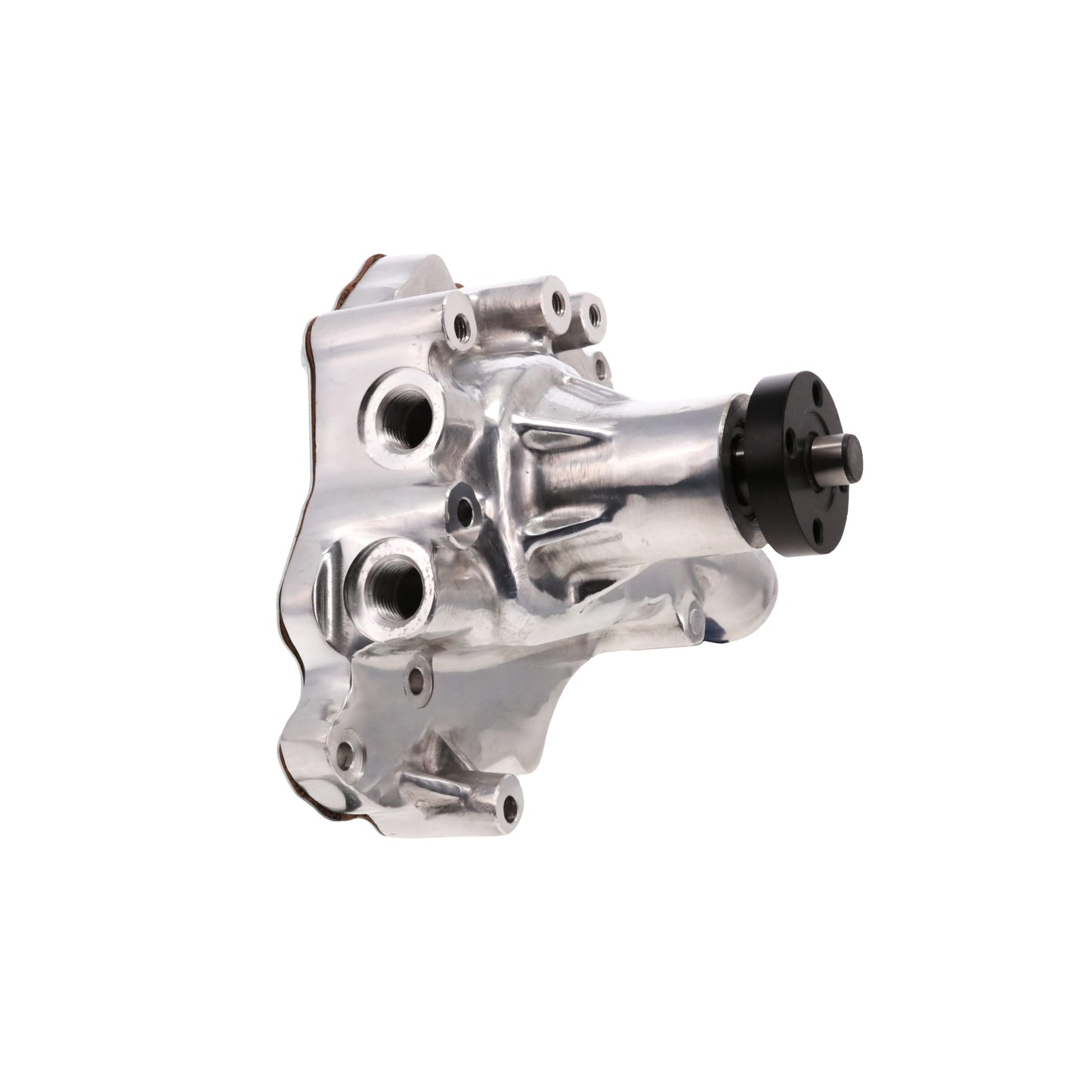 Ford Small Block 289/302/351W Aluminum High-Flow Mechanical Water Pump, Driver Side Inlet - Polished