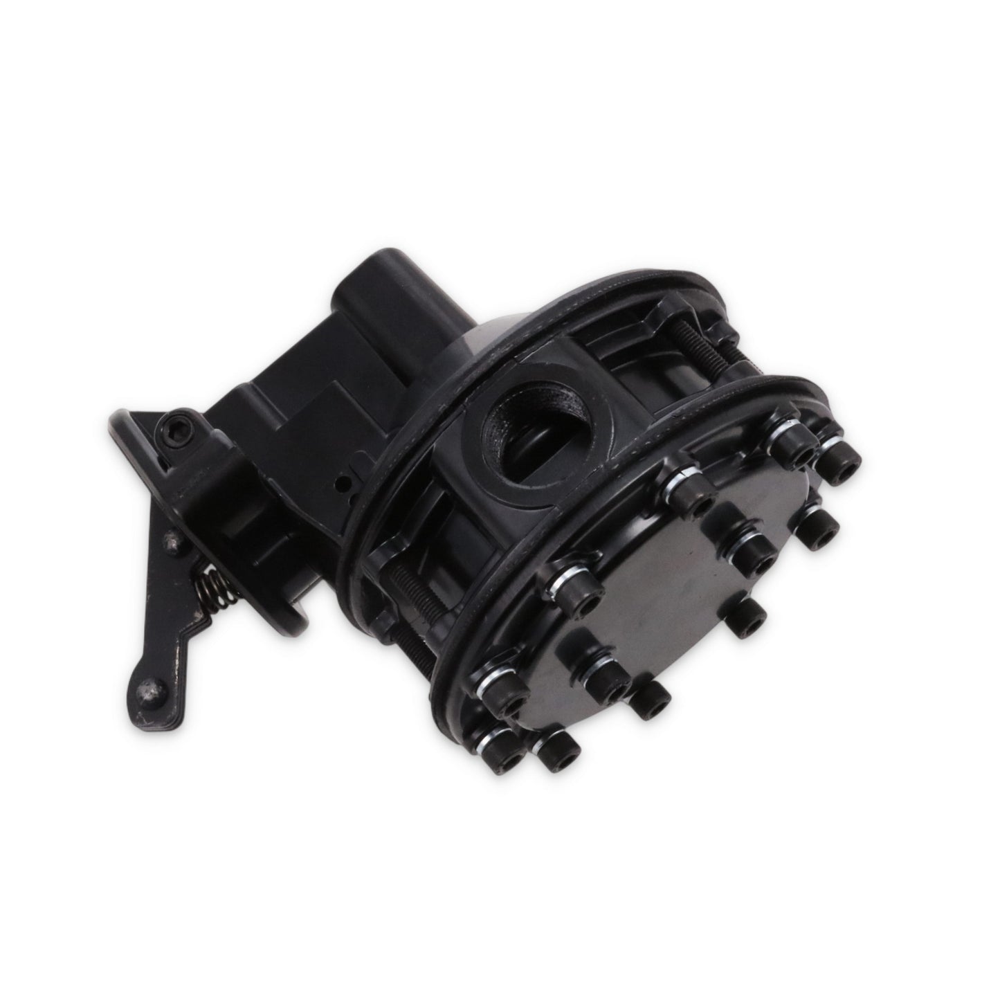 Chevy Small Block V8 (262-400) Six-Valve 130 GPH 12-16 PSI Mechanical Fuel Pump - Black