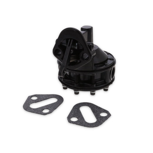Chevy Small Block V8 (262-400) Six-Valve 130 GPH 12-16 PSI Mechanical Fuel Pump - Black