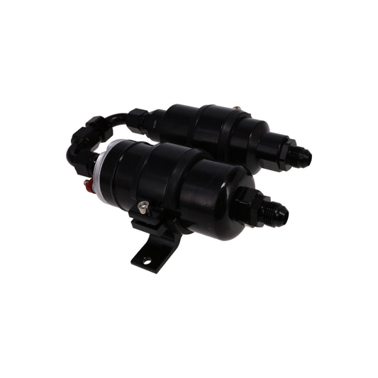 Electric Fuel Pump and Filter Kit - 10 Microns - Black