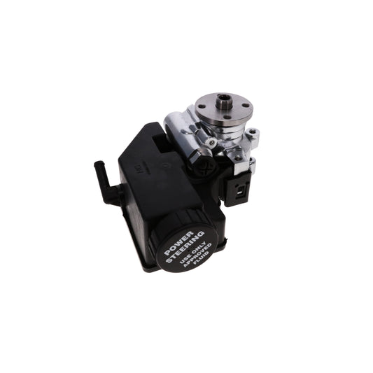 GM Type II Chrome Power Steering Pump with Integral Reservoir and Pulley Hub