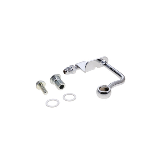 GM Type II Power Steering Pump Mid-Mount Hardline - Chrome