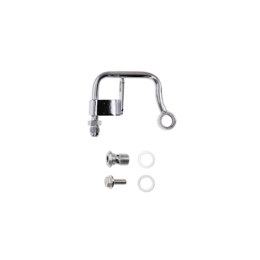 GM Type II Power Steering Pump Mid-Mount Hardline - Chrome