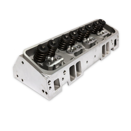 Chevy Small Block Angled Plug Flat Tappet Assembled Aluminum Cylinder Head