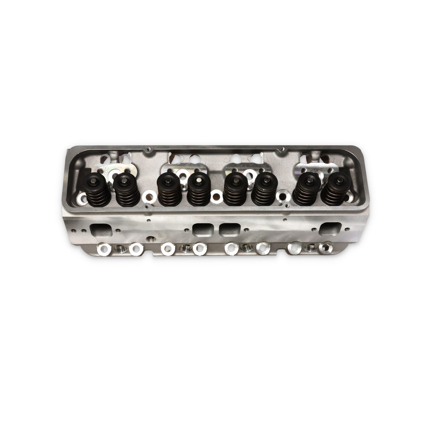 Chevy Small Block Angled Plug Flat Tappet Assembled Aluminum Cylinder Head