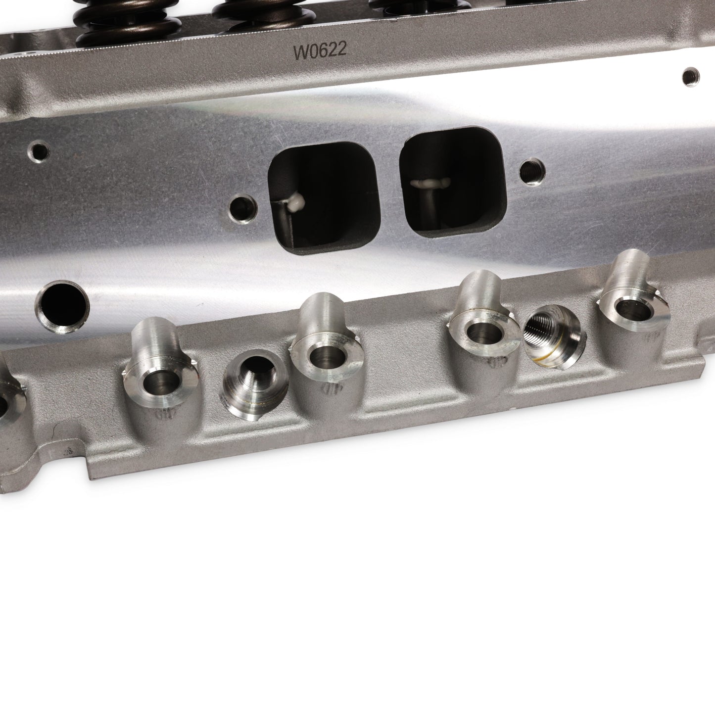 Chevy Small Block Angled Plug Flat Tappet Assembled Aluminum Cylinder Head