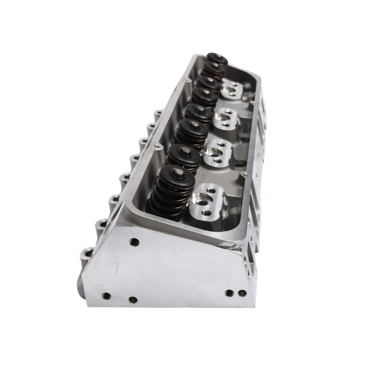 Chevy Small Block Straight Plug Flat Tappet Assembled Aluminum Cylinder Head