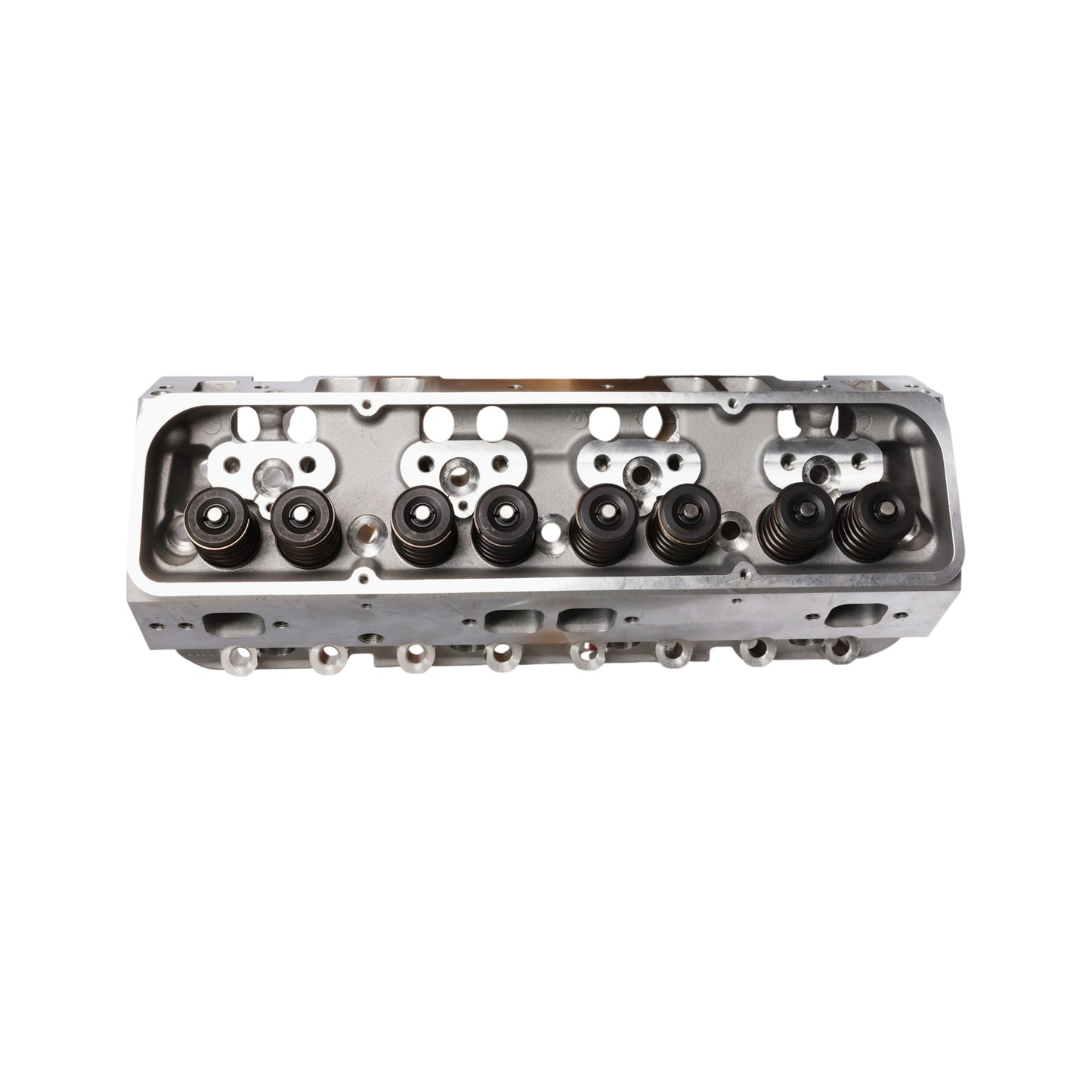 Chevy Small Block Straight Plug Flat Tappet Assembled Aluminum Cylinder Head