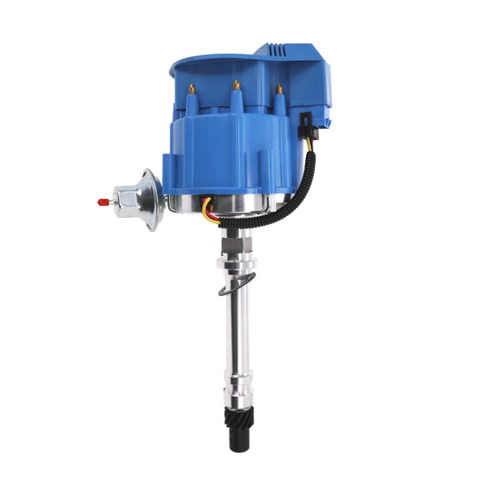 Chevy SB/BB V8 HEI Distributor with Super Cap - Blue