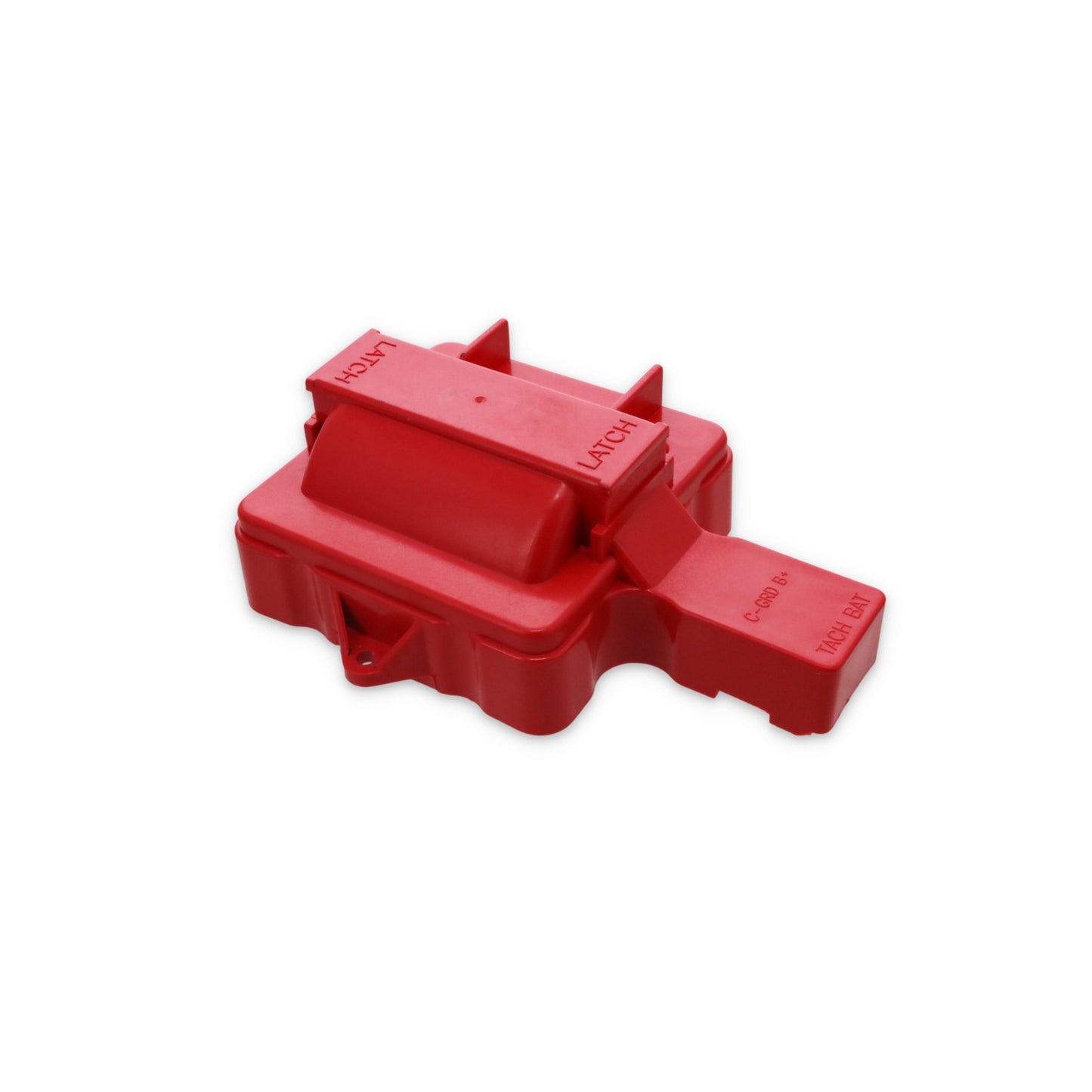 8-Cylinder HEI Distributor Ignition Coil Dust Cover - Red