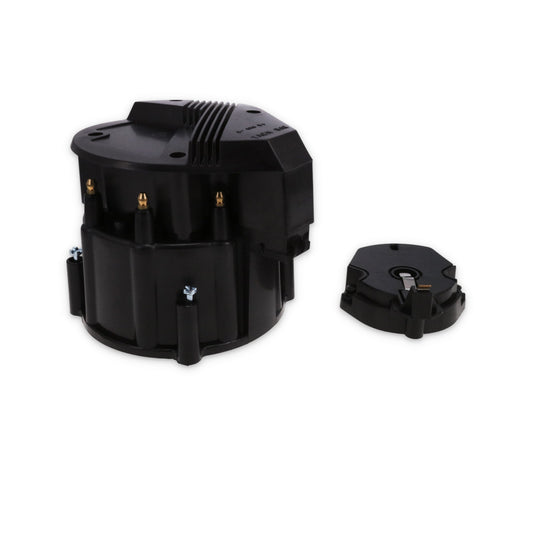 8-Cylinder HEI Super Cap & Rotor Kit - Black