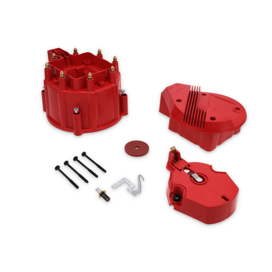 8-Cylinder HEI Super Cap & Rotor Kit - Red