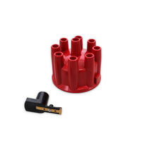 8-Cylinder Female Pro Billet & Ready to Run Cap & Rotor Kit - Red