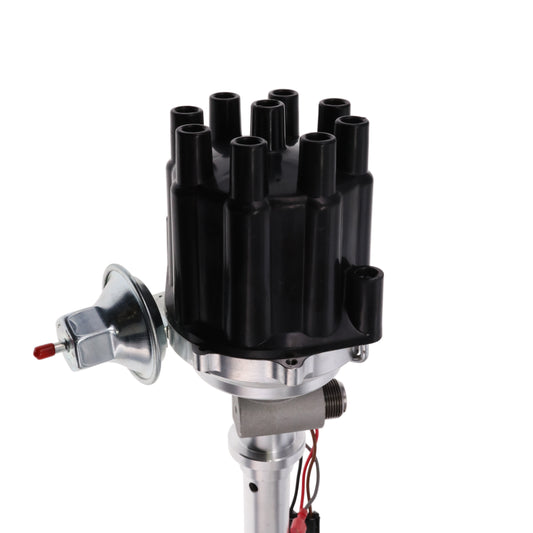 Chevy Corvette V8 Pro Series Ready to Run Female Distributor with Mechanical Tach Drive - Black