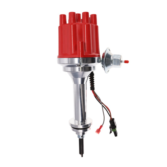 Chrysler BB 383/400 V8 Pro Series Ready to Run Distributor with Female Cap - Red