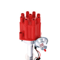 Chrysler BB 383/400 V8 Pro Series Ready to Run Distributor with Female Cap - Red