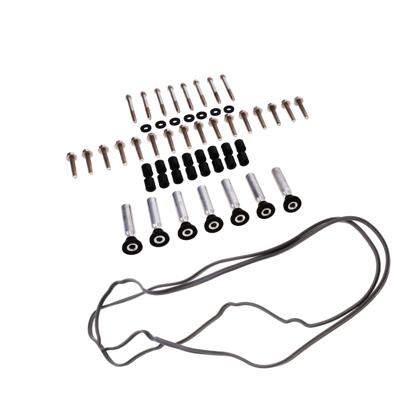 GM LS Smooth Cast Aluminum Valve Covers with Coil Mounts and Covers - Polished