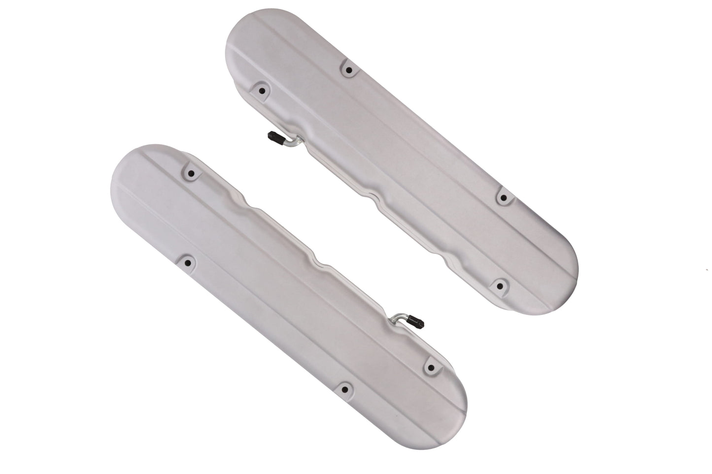 GM LS Smooth Cast Aluminum Valve Covers with Coil Mounts and Covers - Satin