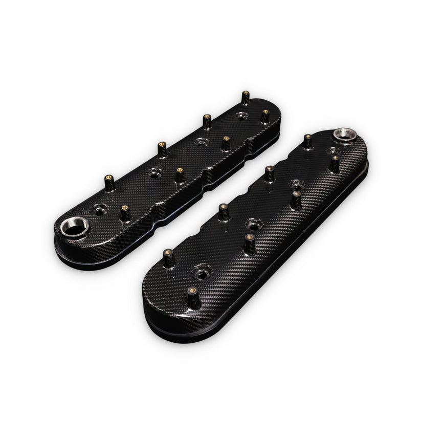 GM LS Black Carbon Fiber Valve Covers