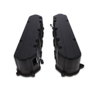 GM LT Smooth Cast Aluminum Valve Covers with Coil Mounts and Covers - Black