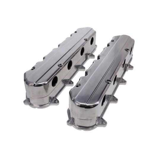 GM LT Smooth Cast Aluminum Valve Covers with Coil Mounts and Covers - Polished