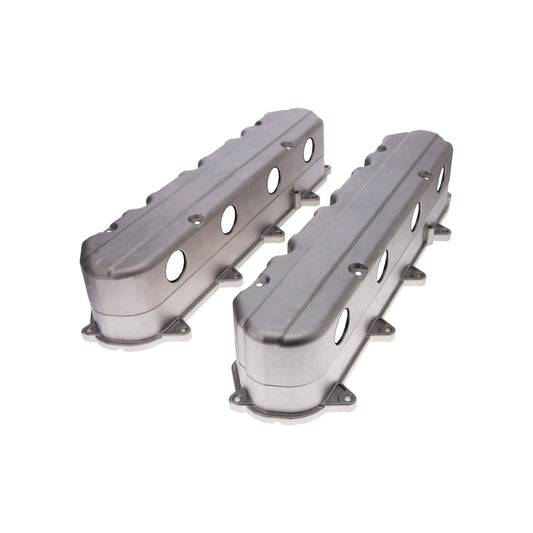 GM LT Smooth Cast Aluminum Valve Covers with Coil Mounts and Covers - Satin