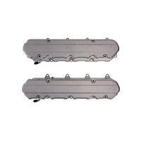 GM LT Smooth Cast Aluminum Valve Covers with Coil Mounts and Covers - Satin