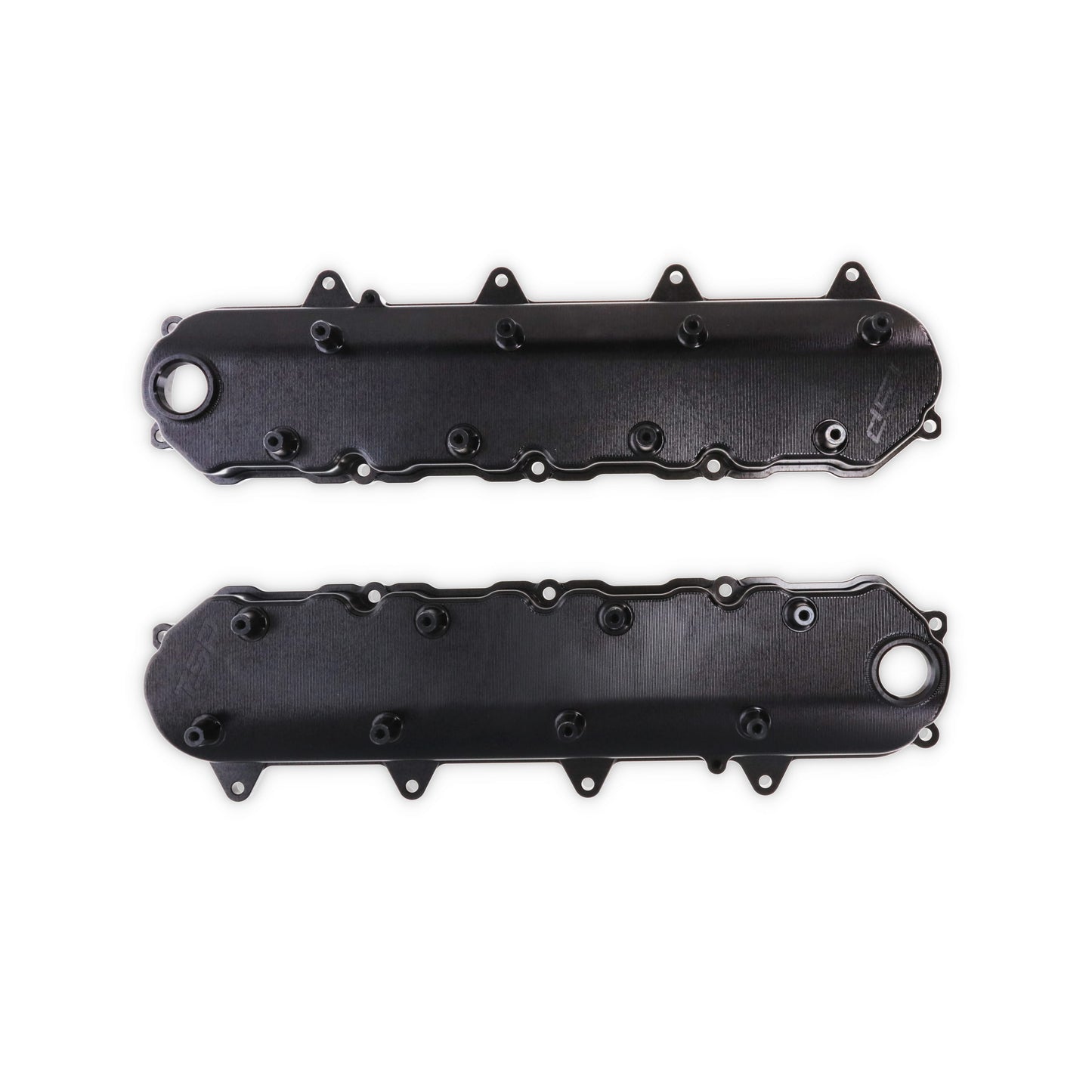 V Series GM LT Billet Aluminum Valve Covers - Black