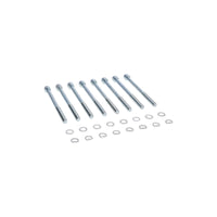 Mopar Small Block Long Bolt Fabricated Aluminum Valve Covers with Breather Holes - Black