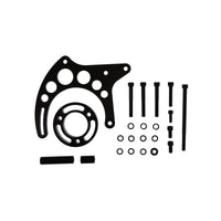 Chevy Small Block Long Water Pump Upgraded Alternator Bracket - Black