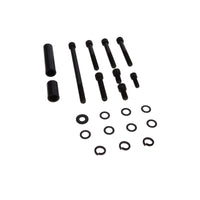 Chevy Small Block Long Water Pump Upgraded Alternator Bracket - Black