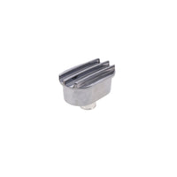 Aluminum Breather Cap, Push-In Oval Finned - Polished