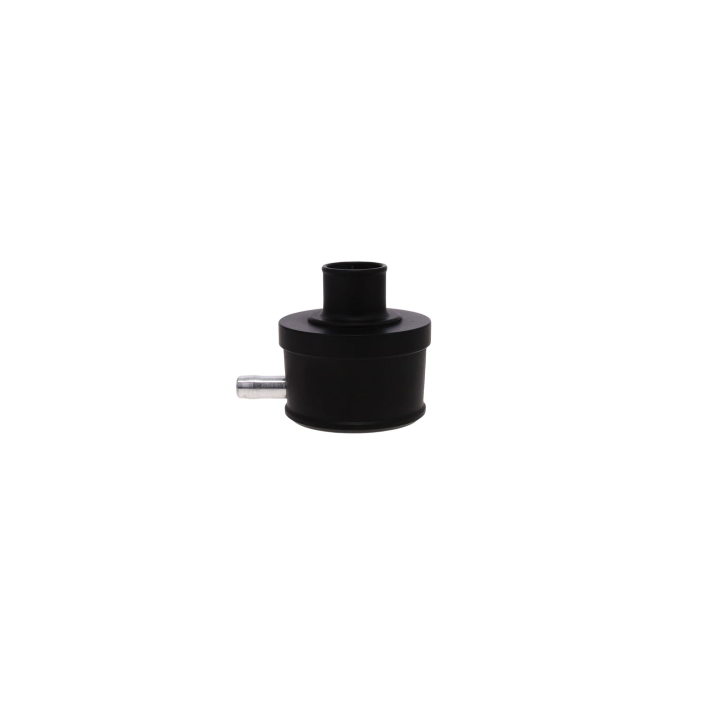 Aluminum Breather Cap, Push-In with Tube Smooth - Black