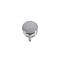 Aluminum Breather Cap, Push-In with Tube Smooth - Polished