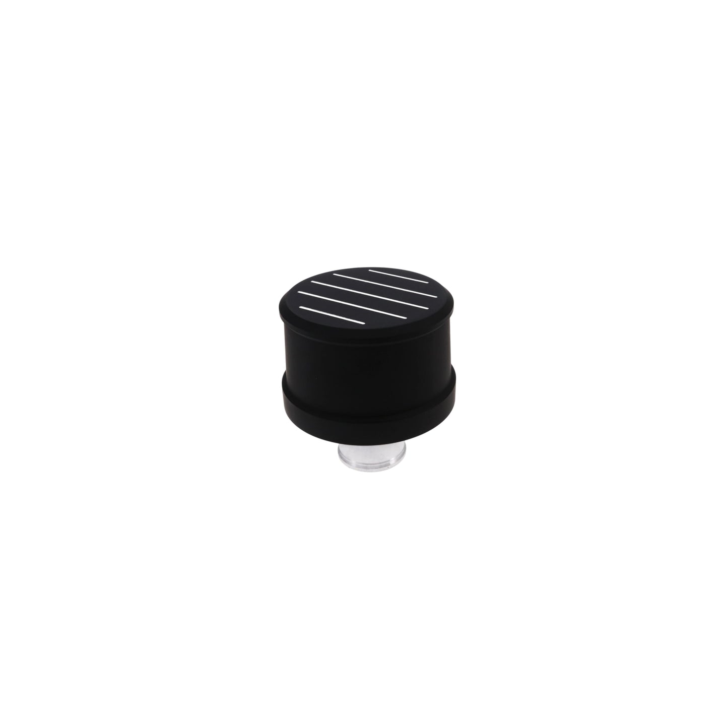 Aluminum Breather Cap, Push-In Ball-Milled - Black