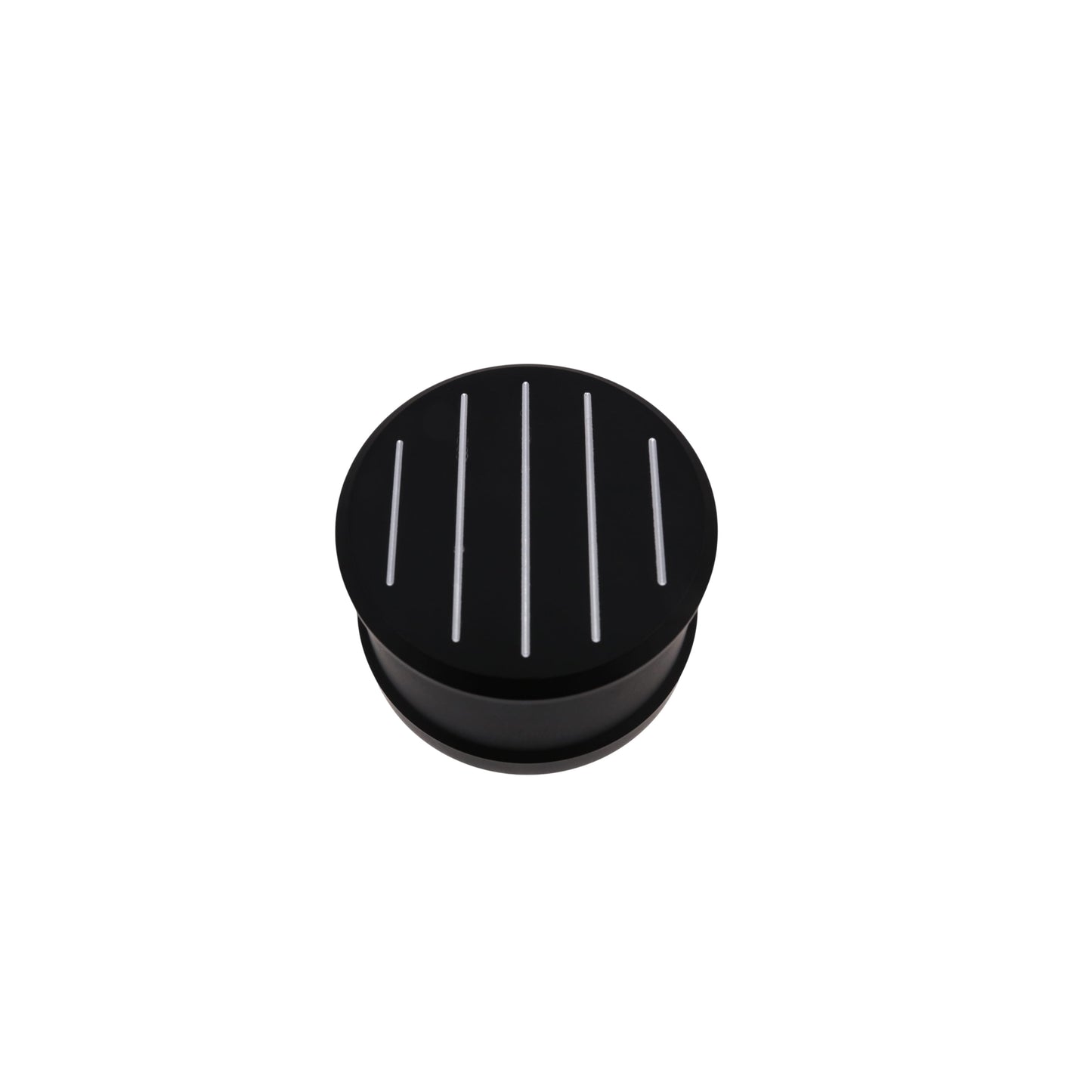 Aluminum Breather Cap, Push-In Ball-Milled - Black