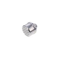 Aluminum  Breather Cap, Push-In Ball-Milled - Polished