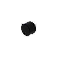 Aluminum Breather Cap, Push-In Smooth - Black