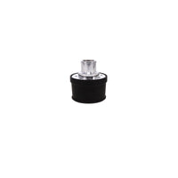 Aluminum Breather Cap, Push-In Smooth - Black