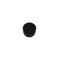 Aluminum Breather Cap, Push-In Smooth - Black