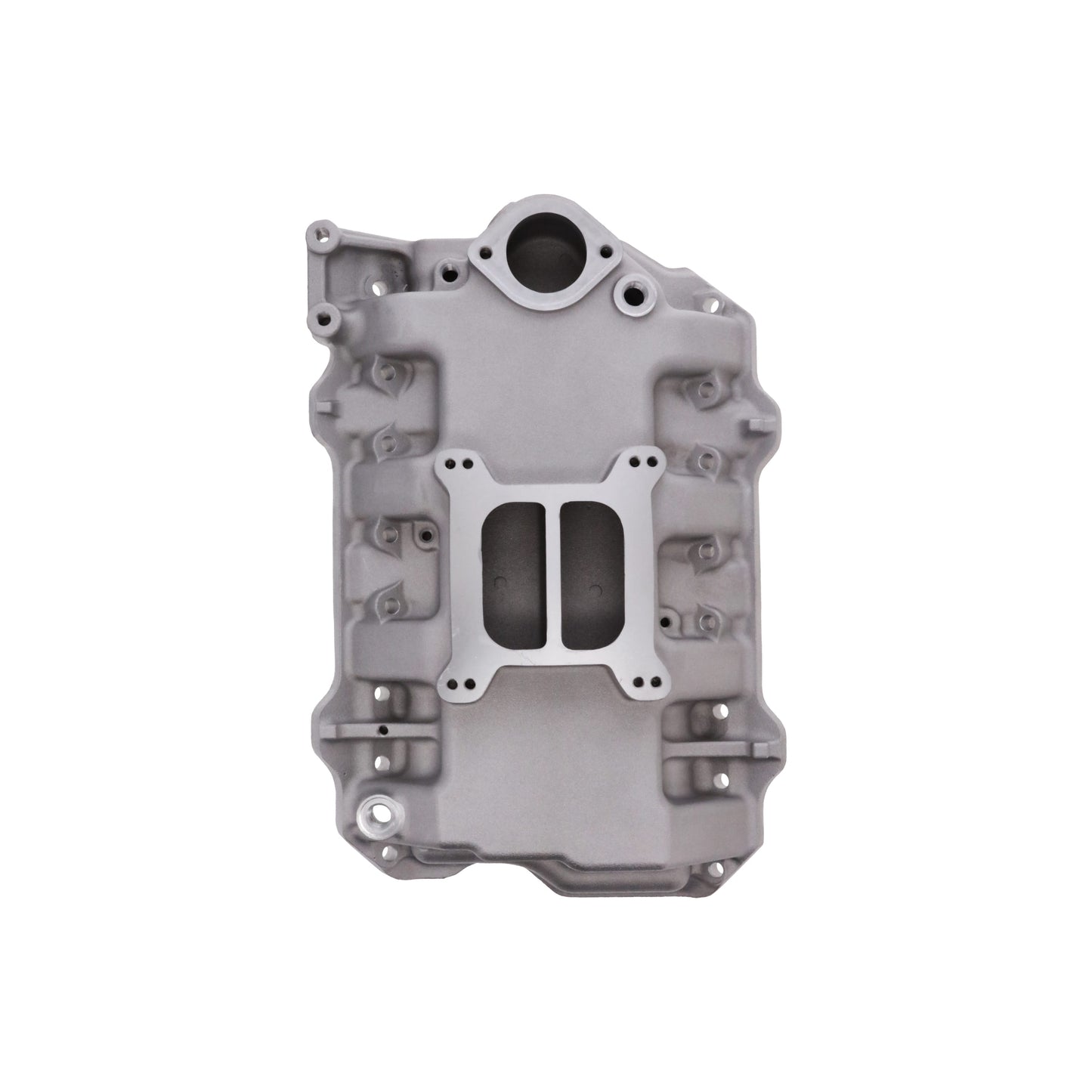 Mopar Plymouth 318 Aluminum Intake Manifold, Dual Plane, Satin