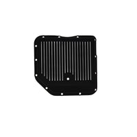 GM TH350 Finned Aluminum Transmission Pan, Stock Depth - Black
