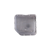 GM TH350 Finned Aluminum Transmission Pan, Stock Depth, Polished