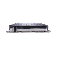 GM TH350 Finned Aluminum Transmission Pan, Stock Depth, Polished