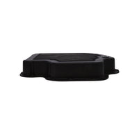 GM TH400 Finned Aluminum Transmission Pan, Stock Depth, Black