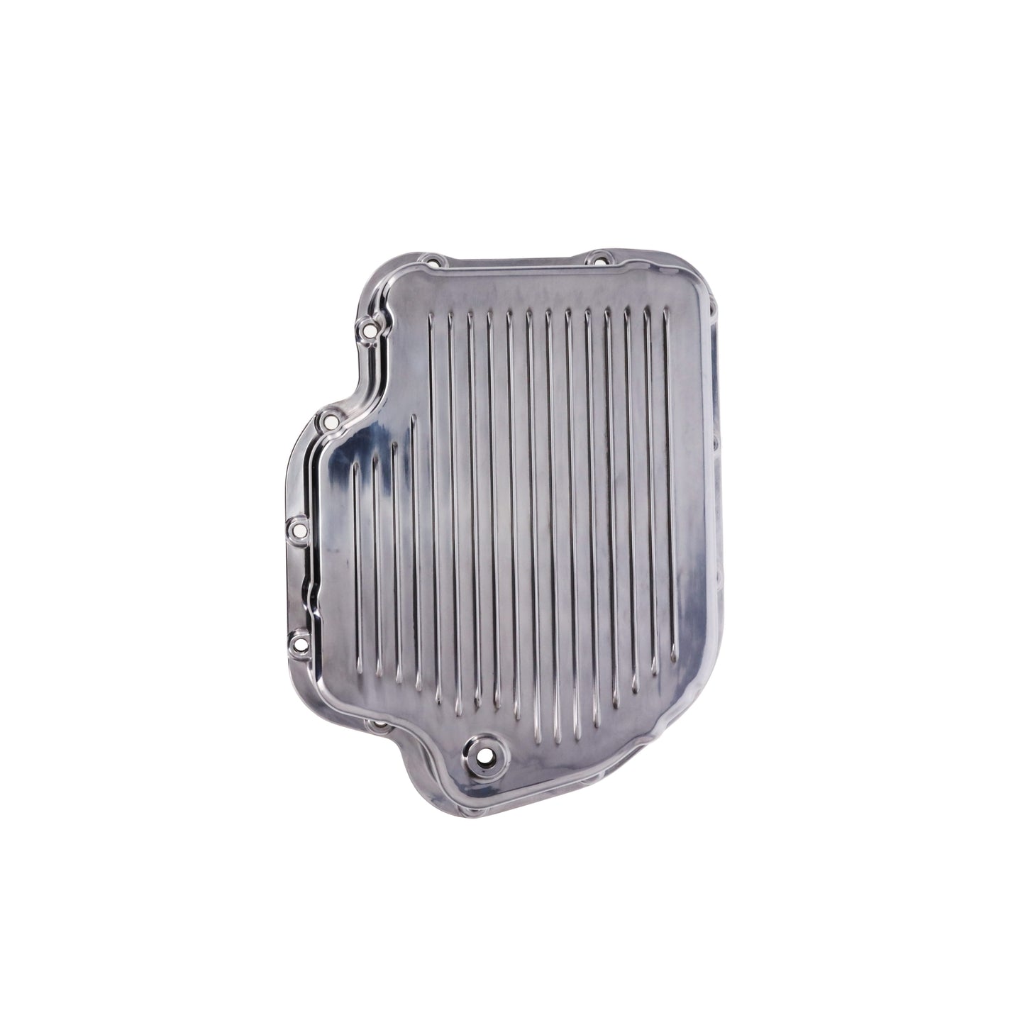 GM TH400 Finned Aluminum Transmission Pan, Stock Depth, Polished