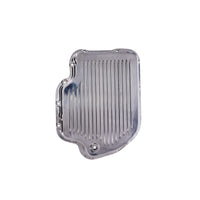 GM TH400 Finned Aluminum Transmission Pan, Stock Depth, Polished