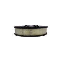 14" X 3" Center Finned Round Aluminum Air Cleaner Kit, Paper Filter, Recessed Base, Black